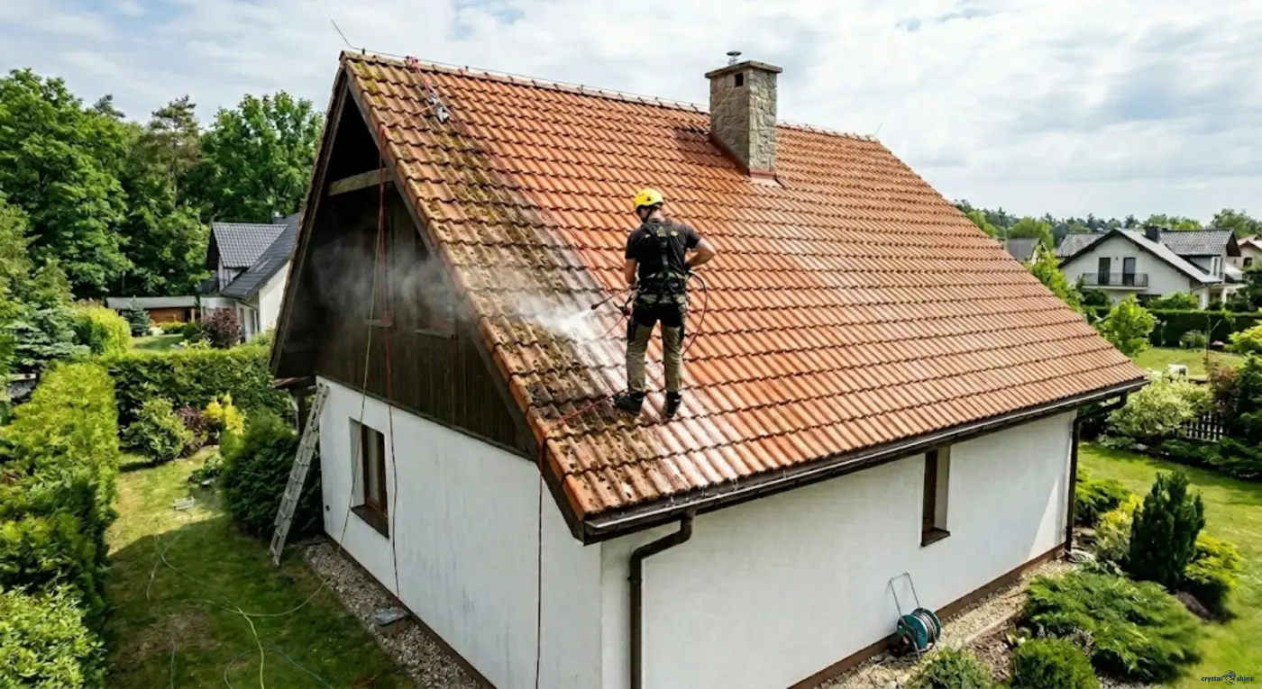 Mycie ciśnieniowe dachu